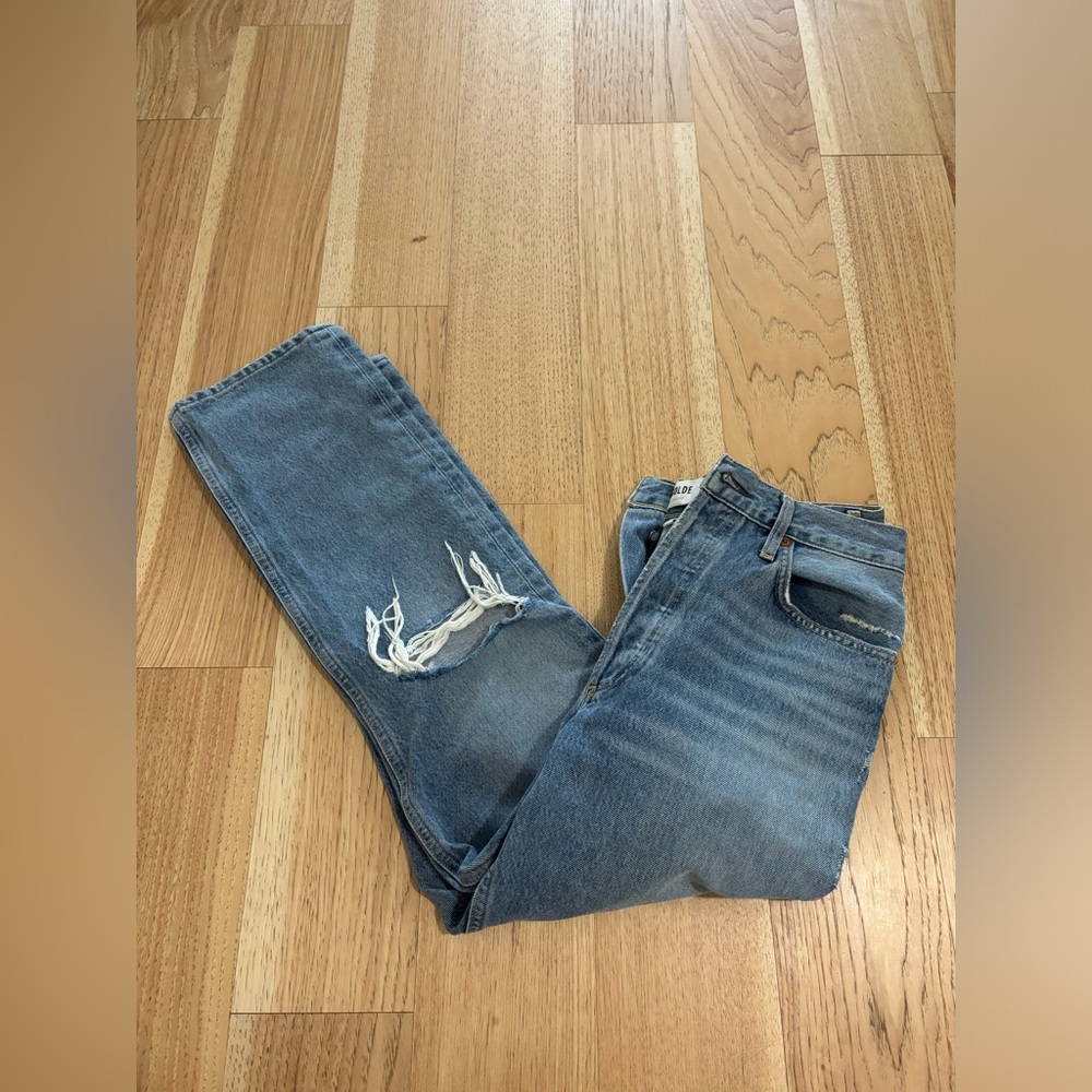 Agolde High Rise Crop Jeans